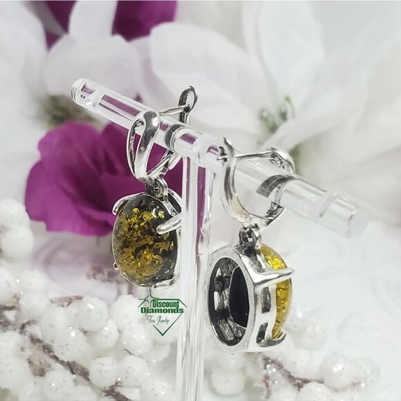 Narltural Quartz Dangle Drop Leverback Earrings - Picture 6 of 7